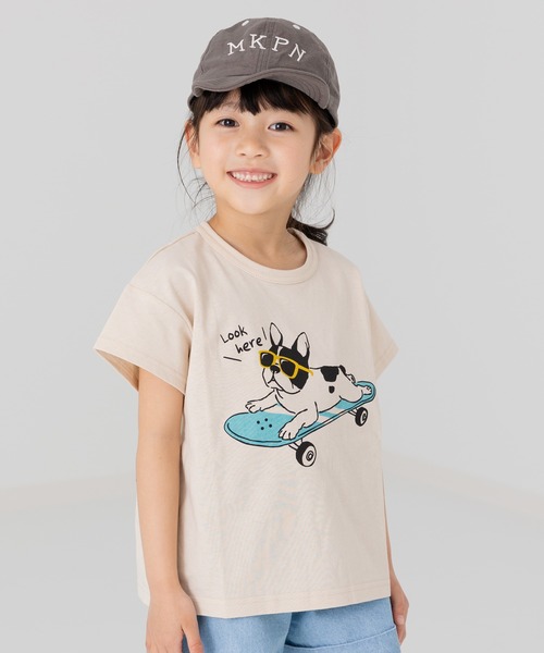 chil2（チルツー）の「綿100％ プリント 半袖Tシャツ（Tシャツ/カットソー・キッズ・A/B/C/D/E/F/G/H/I/J/K/L/M/N/O/P/Q/R/S/T・80ｃｍ/90cm/110cm/100cm/120cm/130cm/140cm）」の5枚目の写真