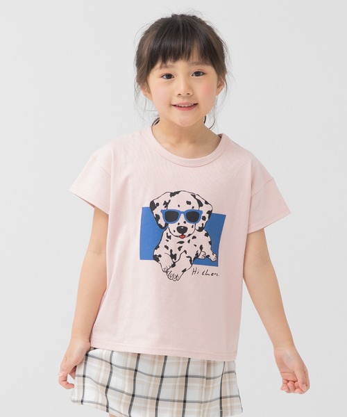 chil2（チルツー）の「綿100％ プリント 半袖Tシャツ（Tシャツ/カットソー・キッズ・A/B/C/D/E/F/G/H/I/J/K/L/M/N/O/P/Q/R/S/T・80ｃｍ/90cm/110cm/100cm/120cm/130cm/140cm）」の7枚目の写真