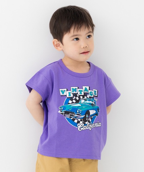 chil2（チルツー）の「綿100％ プリント 半袖Tシャツ（Tシャツ/カットソー・キッズ・A/B/C/D/E/F/G/H/I/J/K/L/M/N/O/P/Q/R/S/T・80ｃｍ/90cm/110cm/100cm/120cm/130cm/140cm）」の11枚目の写真