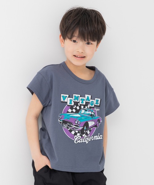 chil2（チルツー）の「綿100％ プリント 半袖Tシャツ（Tシャツ/カットソー・キッズ・A/B/C/D/E/F/G/H/I/J/K/L/M/N/O/P/Q/R/S/T・80ｃｍ/90cm/110cm/100cm/120cm/130cm/140cm）」の12枚目の写真