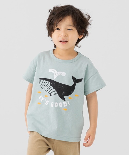 chil2（チルツー）の「綿100％ プリント 半袖Tシャツ（Tシャツ/カットソー・キッズ・A/B/C/D/E/F/G/H/I/J/K/L/M/N/O/P/Q/R/S/T・80ｃｍ/90cm/110cm/100cm/120cm/130cm/140cm）」の16枚目の写真