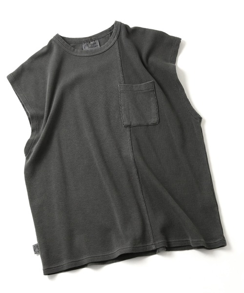 ピグメントワッフル切替ノースリーブTee | ジムマスター（gym master