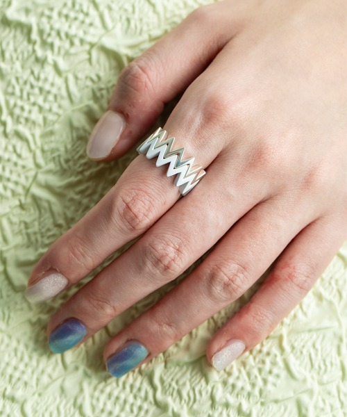 LAMBDA(ラムダ)の「WHイナズマリング(リング・メンズ・ホワイト系その他・#13/#15/#17/#19)」の15枚目の写真