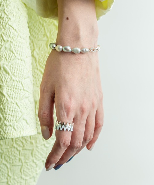 LAMBDA(ラムダ)の「WHイナズマリング(リング・メンズ・ホワイト系その他・#13/#15/#17/#19)」の16枚目の写真