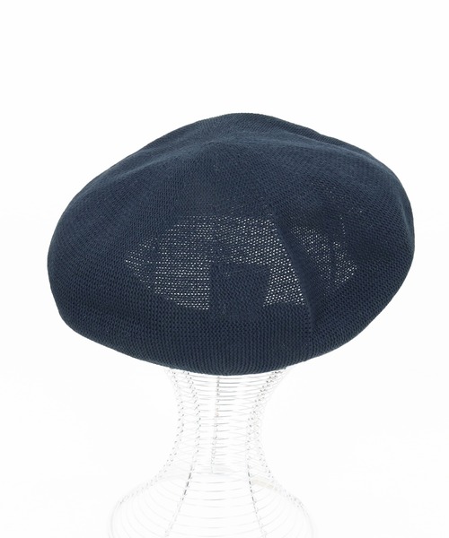 mko12738-Linen Blend Thermo Beret ベレー帽（ハンチング/ベレー帽