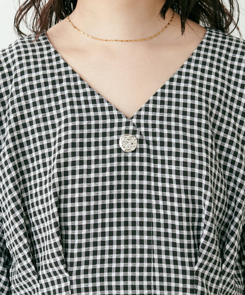 natural couture（ナチュラルクチュール）の「osonoタックデザインペプラム5分袖ブラウス（シャツ/ブラウス・レディース・オフホワイト/その他1/その他2/その他3・FREE）」の16枚目の写真