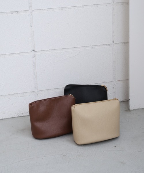 Bab（バブ）の「ポーチ付きサイドベルトバッグ（ショルダーバッグ・レディース・ブラック/ブラウン/ベージュ・ONESIZE）」の20枚目の写真