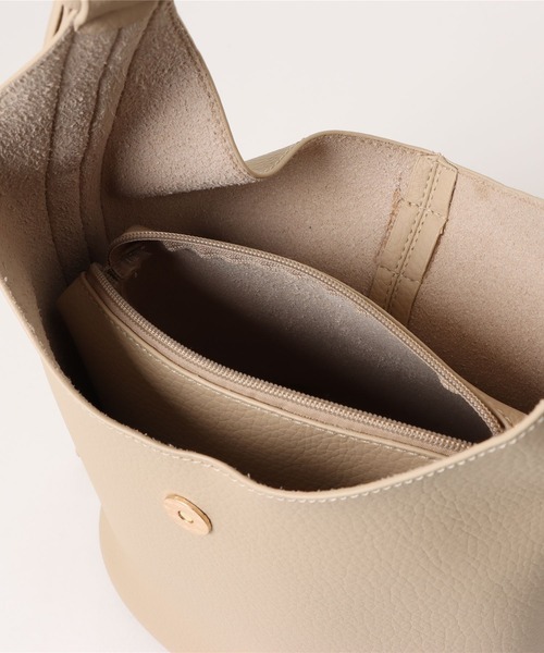 Bab（バブ）の「ポーチ付きサイドベルトバッグ（ショルダーバッグ・レディース・ブラック/ブラウン/ベージュ・ONESIZE）」の18枚目の写真