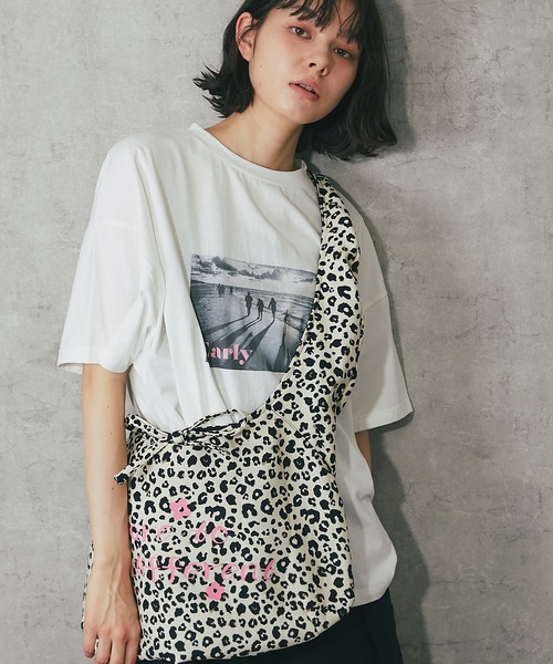 ANOTHER S（アナザーエス）の「ヒョウ柄レオパード柄 トートショルダーバッグ大容量（ショルダーバッグ・レディース・ホワイト/ベージュ・FREE）」の12枚目の写真