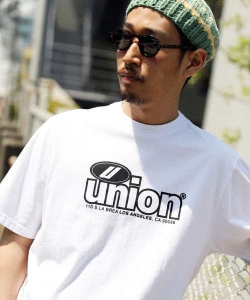 UNION（UNION TOKYO）（ユニオン）の「UNION  TOKYO ON ROAD TEE ユニオントーキョー Tシャツ（Tシャツ/カットソー・メンズ・ブラック/ホワイト/ネイビー・SMALL/MEDIUM/LARGE/XX-LARGE/X-LARGE）」の2枚目の写真