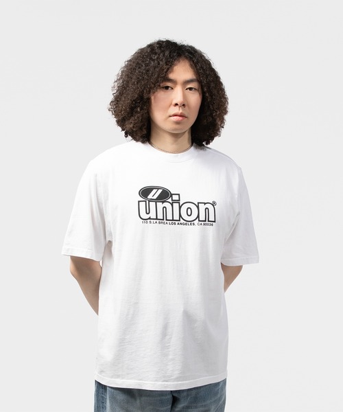 UNION（UNION TOKYO）（ユニオン）の「UNION  TOKYO ON ROAD TEE ユニオントーキョー Tシャツ（Tシャツ/カットソー・メンズ・ブラック/ホワイト/ネイビー・SMALL/MEDIUM/LARGE/XX-LARGE/X-LARGE）」の7枚目の写真