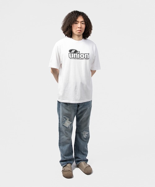 UNION（UNION TOKYO）（ユニオン）の「UNION  TOKYO ON ROAD TEE ユニオントーキョー Tシャツ（Tシャツ/カットソー・メンズ・ブラック/ホワイト/ネイビー・SMALL/MEDIUM/LARGE/XX-LARGE/X-LARGE）」の4枚目の写真