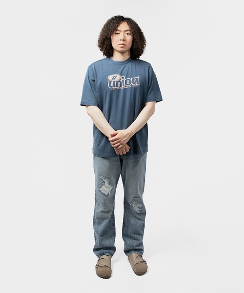 UNION（UNION TOKYO）（ユニオン）の「UNION  TOKYO ON ROAD TEE ユニオントーキョー Tシャツ（Tシャツ/カットソー・メンズ・ブラック/ホワイト/ネイビー・SMALL/MEDIUM/LARGE/XX-LARGE/X-LARGE）」の6枚目の写真