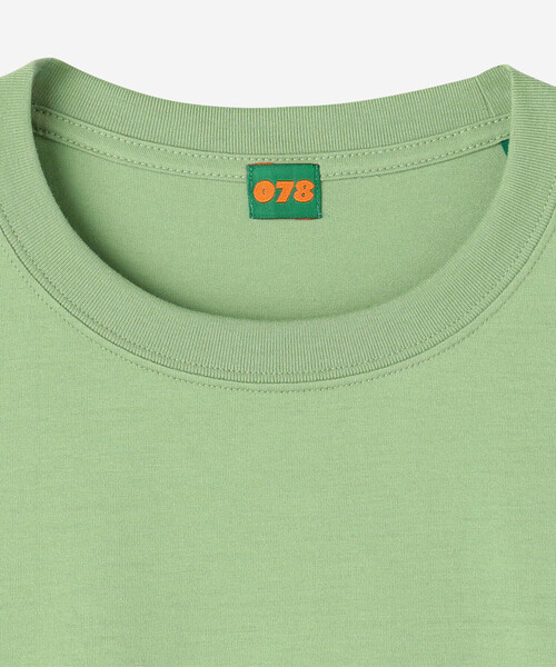 Bshop（ビショップ）の「078 CITE |  クルーネック 半袖Tシャツ MEN（Tシャツ/カットソー・メンズ・オフホワイト/ブルー/ダークブラウン/ライトグリーン/イエロー/オレンジ/チャコール/モカ/ベージュ・M/L/XL）」の18枚目の写真