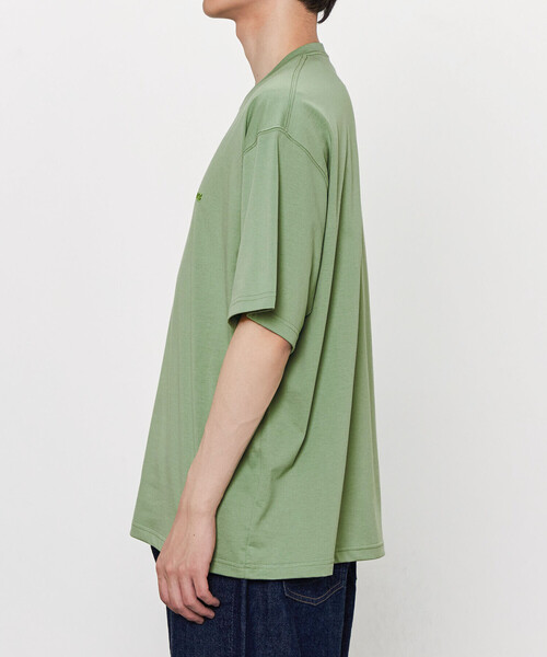 Bshop（ビショップ）の「078 CITE |  クルーネック 半袖Tシャツ MEN（Tシャツ/カットソー・メンズ・オフホワイト/ブルー/ダークブラウン/ライトグリーン/イエロー/オレンジ/チャコール/モカ/ベージュ・M/L/XL）」の14枚目の写真