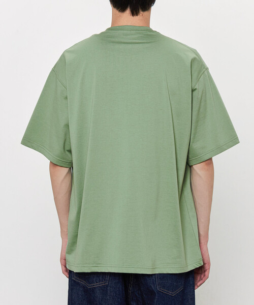 Bshop（ビショップ）の「078 CITE |  クルーネック 半袖Tシャツ MEN（Tシャツ/カットソー・メンズ・オフホワイト/ブルー/ダークブラウン/ライトグリーン/イエロー/オレンジ/チャコール/モカ/ベージュ・M/L/XL）」の15枚目の写真