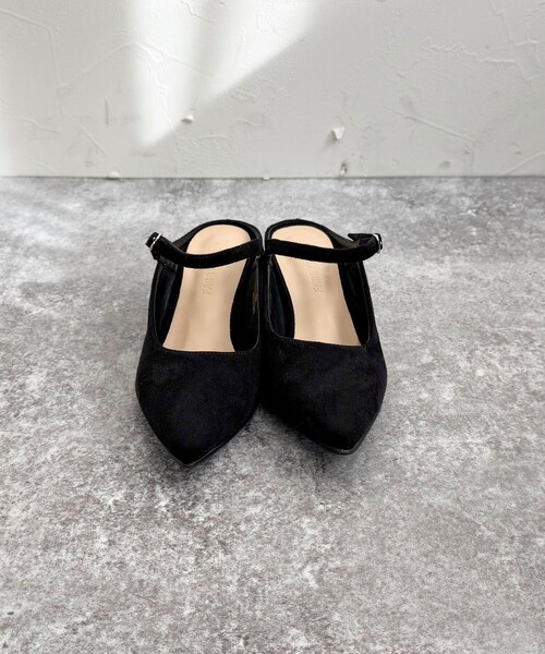 デン   美品Miss Kazueのスエードパンプス 25cm AmiAmi [アミアミ] 走れるパンプス 3cmヒール パンプス