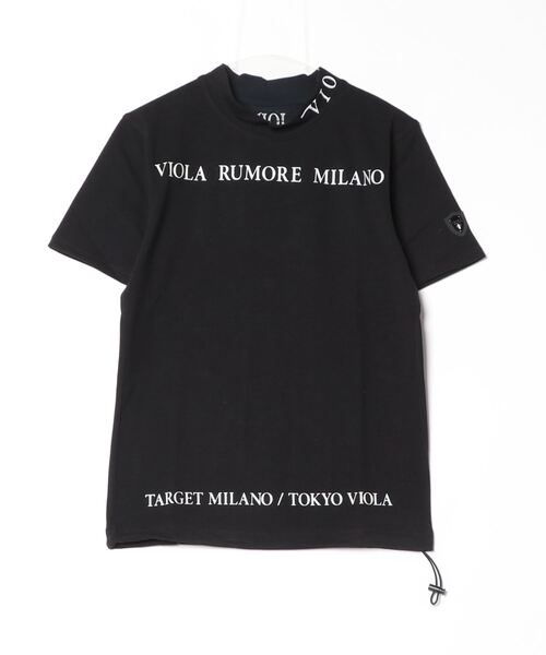 VIOLA(ヴィオラ)の「『VIOLA rumore/ヴィオラ ルモーレ』モックネック半袖Tシャツ(Tシャツ/カットソー・メンズ・ブラック/オレンジ/ホワイト・XL/L/M)」の19枚目の写真
