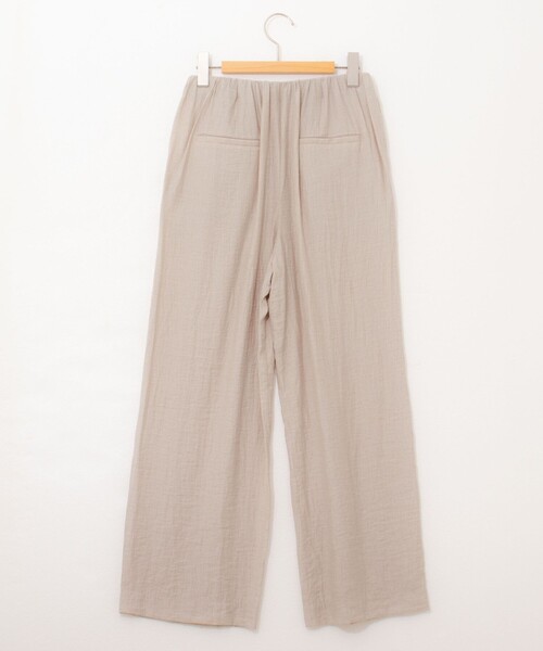 NOLLEY’S（ノーリーズ）の「◇【WEB限定】《セットアップ対応》ジュピターインゴムイージーワイドパンツ（その他パンツ・レディース・ブラック/ベージュ/ネイビー・36/38）」の16枚目の写真