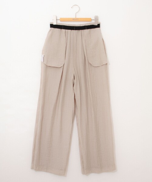 NOLLEY’S（ノーリーズ）の「◇【WEB限定】《セットアップ対応》ジュピターインゴムイージーワイドパンツ（その他パンツ・レディース・ブラック/ベージュ/ネイビー・36/38）」の18枚目の写真