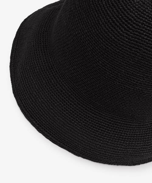 Afternoon Tea（アフタヌーンティー）の「細編みバケットUVハット（ハット・レディース・グレー/ブラック・ONE SIZE）」の11枚目の写真