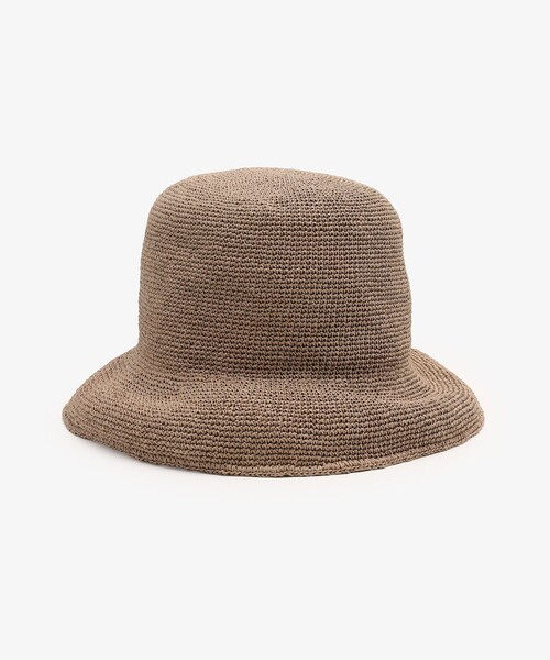 Afternoon Tea（アフタヌーンティー）の「細編みバケットUVハット（ハット・レディース・グレー/ブラック・ONE SIZE）」の16枚目の写真