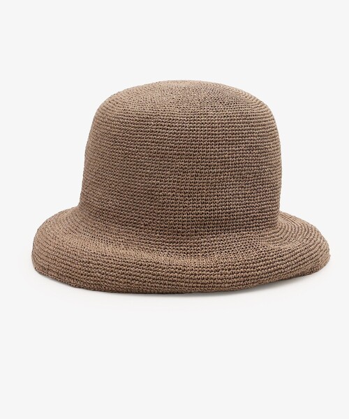 Afternoon Tea（アフタヌーンティー）の「細編みバケットUVハット（ハット・レディース・グレー/ブラック・ONE SIZE）」の17枚目の写真