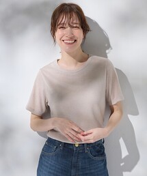 ラメテレコTシャツ