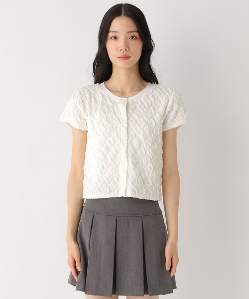 Heather(ヘザー)の「ポコポコカットTEE 493988(Tシャツ/カットソー・レディース・ブラック/オフホワイト/ブルー・FREE)」の18枚目の写真
