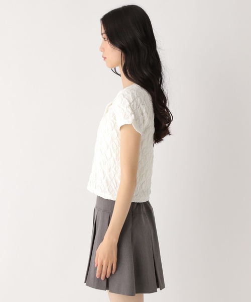 Heather(ヘザー)の「ポコポコカットTEE 493988(Tシャツ/カットソー・レディース・ブラック/オフホワイト/ブルー・FREE)」の19枚目の写真