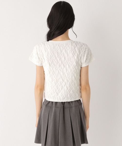 Heather(ヘザー)の「ポコポコカットTEE 493988(Tシャツ/カットソー・レディース・ブラック/オフホワイト/ブルー・FREE)」の20枚目の写真