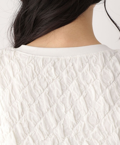 Heather(ヘザー)の「ポコポコカットTEE 493988(Tシャツ/カットソー・レディース・ブラック/オフホワイト/ブルー・FREE)」の21枚目の写真