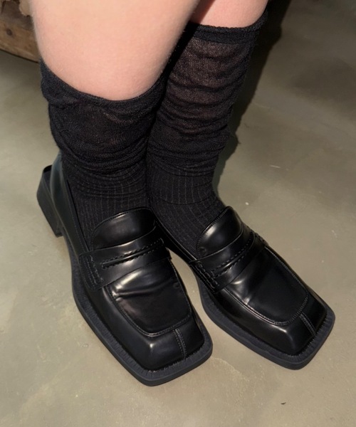 ViVi掲載】スクエアトゥローファー（ローファー）｜SHAGGIE（シャギー