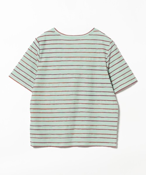 B:MING by BEAMS(ビーミングバイビームス)の「タック ボーダー プルオーバー(Tシャツ/カットソー・レディース・ホワイト系その他5/ブラック/ミント・ONE SIZE)」の10枚目の写真