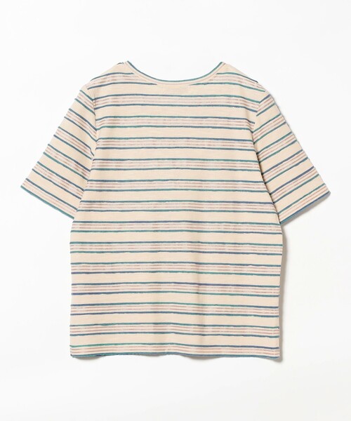 B:MING by BEAMS(ビーミングバイビームス)の「タック ボーダー プルオーバー(Tシャツ/カットソー・レディース・ホワイト系その他5/ブラック/ミント・ONE SIZE)」の13枚目の写真