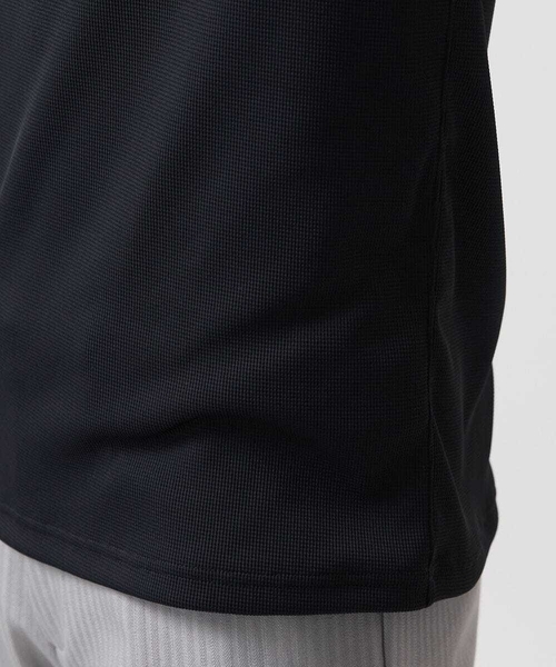MICHEL KLEIN HOMME (ミッシェルクランオム)の「《日本製》キーネック半袖カットソー(Tシャツ/カットソー・メンズ・ブラック/ホワイト・MEDIUM/LARGE/X-LARGE)」の11枚目の写真