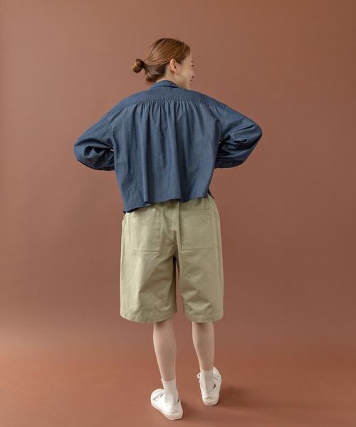 PAR ICI(パーリッシィ)の「雲斎ナチュラルヴィンテージワッシャー チノハーフパンツ(チノパンツ・レディース・ベージュ・FREE)」の21枚目の写真