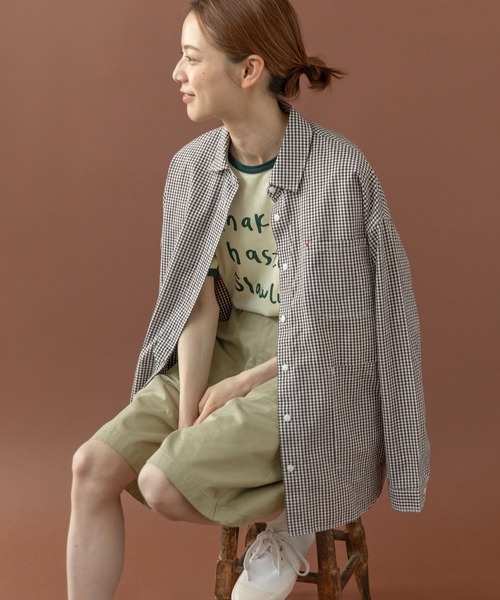 PAR ICI(パーリッシィ)の「雲斎ナチュラルヴィンテージワッシャー チノハーフパンツ(チノパンツ・レディース・ベージュ・FREE)」の15枚目の写真