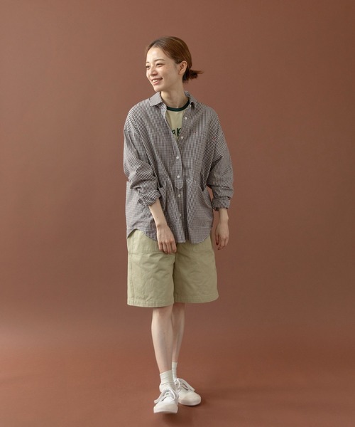 PAR ICI(パーリッシィ)の「雲斎ナチュラルヴィンテージワッシャー チノハーフパンツ(チノパンツ・レディース・ベージュ・FREE)」の16枚目の写真