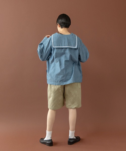 PAR ICI(パーリッシィ)の「雲斎ナチュラルヴィンテージワッシャー チノハーフパンツ(チノパンツ・レディース・ベージュ・FREE)」の4枚目の写真