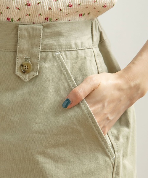 PAR ICI(パーリッシィ)の「雲斎ナチュラルヴィンテージワッシャー チノハーフパンツ(チノパンツ・レディース・ベージュ・FREE)」の10枚目の写真