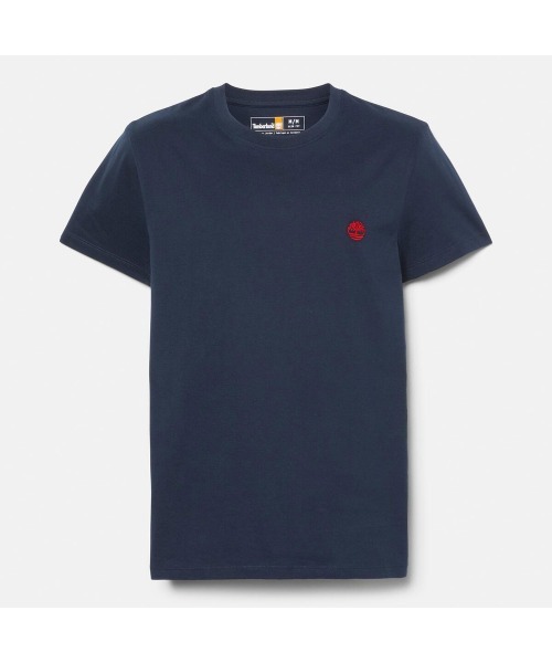 Timberland(ティンバーランド)の「メンズ 半袖 ジャージー Tシャツ(Tシャツ/カットソー・メンズ・ネイビー・LARGE/MEDIUM/SMALL)」の5枚目の写真