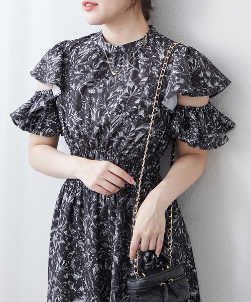 フランシュリッペ　デパートメント柄ワンピース　M　レア品　希少 希少＊未使用＊yukiemon3L＊フランシュリッペ＊デパートメント柄