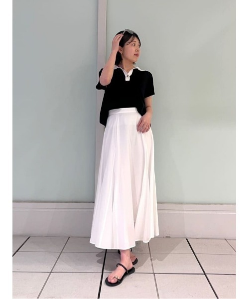 allureville 長袖シャツ サイズ2 ホワイト セール】リネンプルオーバーシャツ（シャツ/ブラウス