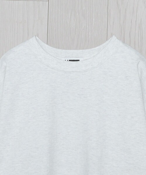 H BEAUTY&YOUTH UNITED ARROWS(エイチビューティーアンドユースユナイテッドアローズ)の「<H>ヘビーハイブリッドコットン クルーネック(Tシャツ/カットソー・メンズ・ブラック/ライトグレー・S/M/L)」の16枚目の写真