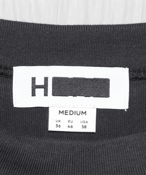 H BEAUTY&YOUTH UNITED ARROWS(エイチビューティーアンドユースユナイテッドアローズ)の「<H>ヘビーハイブリッドコットン クルーネック(Tシャツ/カットソー・メンズ・ブラック/ライトグレー・S/M/L)」の20枚目の写真