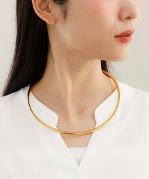 JewCas（ジュアキャス）の「【金属アレルギー対応ノットアレプラス】ピュアラインチョーカー[NOP0113]（チョーカー）」