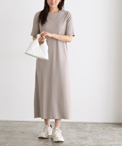 新品 TENTIAL MIGARU ミガル ワンピース M グレージュ MIGARU Dry