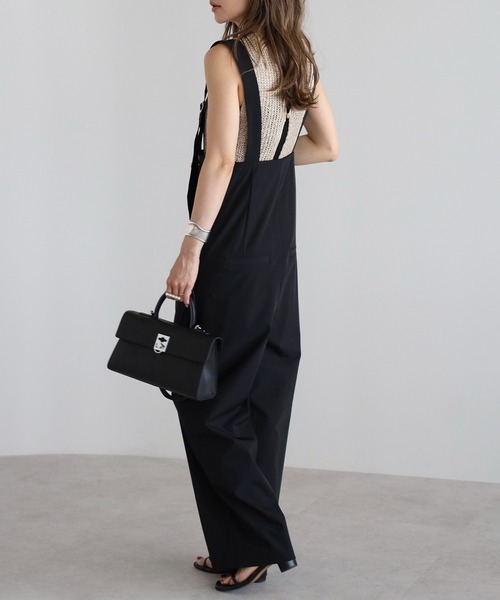 Bonjour Sagan（ボンジュールサガン）の「前後2WAYスパンコールノースリーブニット（タンクトップ・レディース・アイボリー/ベージュ/ブラウン・FREE）」の7枚目の写真