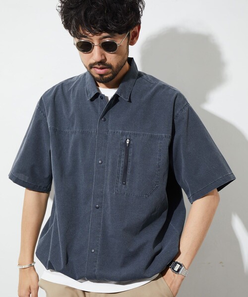ブリーフィング　FD MEN’S OPEN COLLAR SHIRT FD MEN'S OPEN COLLAR SHIRT RF（FD メンズオープンカラーシャツ
